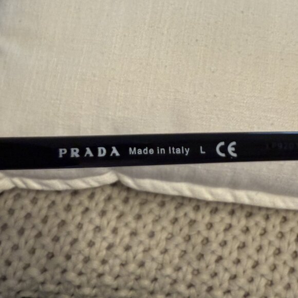 Prada Women's Sunglasses SPR-03X Black/Gray - Picture 8 of 14